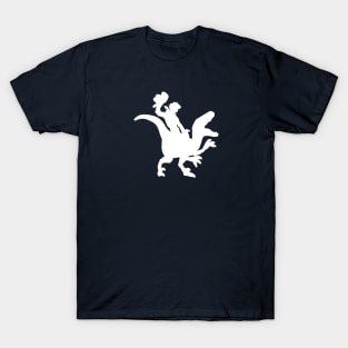 Raptor Ride 'em Cowboy (white) T-Shirt